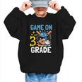 Back To School Game On Third Grade Baseball First Day Boys Graphic Kid Sweatshirt