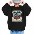 Back To School Kindergarten Here I Come Train Boys Girls Graphic Kid Sweatshirt