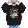 Back To School Lunch Lady First Day Of School Lunch Lady Graphic Kid Sweatshirt