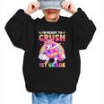 Back To School Unicorn Girls I'm Ready To Crush 1st Grade Graphic Kid Sweatshirt Back To School Unicorn Girls I'm Ready To Crush 1st Grade Graphic Kid Sweatshirt