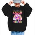 Back To School Unicorn Girls I'm Ready To Crush Preschool Graphic Kid Sweatshirt