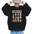 How To Become a Better Reader Dog Back To School Graphic Kid Sweatshirt
