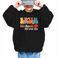 Bruh We Back 5th Grade Vibes Back To School Fifth Grade Graphic Kid Sweatshirt