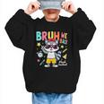 Bruh We Back Raccoon Back To School Graphic Kid Sweatshirt Bruh We Back Raccoon Back To School Graphic Kid Sweatshirt