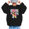 Bruh We Back Sixth Graders Back To School Coquette Bow Girl Graphic Kid Sweatshirt