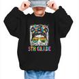Bruh I'm In 5th Grade Back To School Messy Bun Tie Dye Headb Graphic Kid Sweatshirt Bruh I'm In 5th Grade Back To School Messy Bun Tie Dye Headb Graphic Kid Sweatshirt