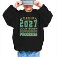 Class Of 2027 Countdown In Progress Fun Back To School Retro Graphic Kid Sweatshirt