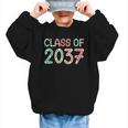 Class Of 2037 Grow With Me Kindergarten Back To School Graphic Kid Sweatshirt