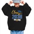 Class Of 2038 Grow With Me Kindergarten Back To School Graphic Kid Sweatshirt