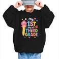 Cute My 1st Day Of Third Grade Pencil Back To School Girls Graphic Kid Sweatshirt