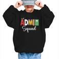 Cute Admin Squad Crew Team Back To School Office Staff Team Graphic Kid Sweatshirt