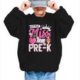 Cute Back To School Pre-K First Day Of School Pre-K Girls Graphic Kid Sweatshirt