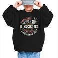 Some Days We Rock It Kindergarten Life Back To School Graphic Kid Sweatshirt Some Days We Rock It Kindergarten Life Back To School Graphic Kid Sweatshirt