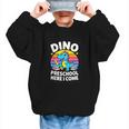 Dino Preschool Here I Come Cute Back To School Graphic Kid Sweatshirt Dino Preschool Here I Come Cute Back To School Graphic Kid Sweatshirt