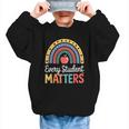 Every Student Matters Paraprofessional Back To School Graphic Kid Sweatshirt Every Student Matters Paraprofessional Back To School Graphic Kid Sweatshirt