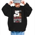 Fifth Grade Batter Up Baseball First Day Back To School Graphic Kid Sweatshirt