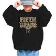 Fifth Grade Leopard Coquette Bow Back To School Women Girls Graphic Kid Sweatshirt