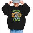 Fifth Grade Zoo Crew Wild Animal Safari Back To School Graphic Kid Sweatshirt