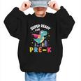 First Day Pre-K Back To School Dinosaur Graphic Kid Sweatshirt First Day Pre-K Back To School Dinosaur Graphic Kid Sweatshirt
