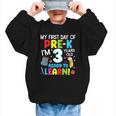 My First Day Of Pre-k Back To School Preschool Girls Boys Graphic Kid Sweatshirt My First Day Of Pre-k Back To School Preschool Girls Boys Graphic Kid Sweatshirt