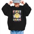 First Grade Dream Team Smile Face Back To School 1st Grade Graphic Kid Sweatshirt