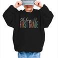 First Grade Oh Hey Retro Back To School 1st Grade Graphic Kid Sweatshirt First Grade Oh Hey Retro Back To School 1st Grade Graphic Kid Sweatshirt