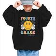 Fourth Grade Vibes Retro Smile Back To School 4th Grade Team Graphic Kid Sweatshirt