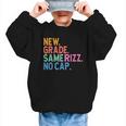 Gen Z Back To School New Grade Same Rizz No Cap Graphic Kid Sweatshirt