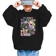 Girls Monster Trucks Ready To Crush Preschool Back To School Graphic Kid Sweatshirt Girls Monster Trucks Ready To Crush Preschool Back To School Graphic Kid Sweatshirt