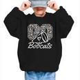 Go Cheer Bobcats High School Spirit Fan Team Back To School Graphic Kid Sweatshirt