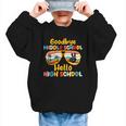Goodbye Middle School Hello High School Back To School Graphic Kid Sweatshirt Goodbye Middle School Hello High School Back To School Graphic Kid Sweatshirt