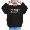 Groovy Parent Educator Back To School Graphic Kid Sweatshirt Groovy Parent Educator Back To School Graphic Kid Sweatshirt