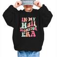 In My Hall Monitor Era School Student Back To School Groovy Graphic Kid Sweatshirt In My Hall Monitor Era School Student Back To School Groovy Graphic Kid Sweatshirt