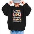 Happy First Day Of School Custodian Life Back To School Graphic Kid Sweatshirt
