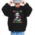 Hello First Grade Panda Lover Back To School Kids Boys Girls Graphic Kid Sweatshirt Hello First Grade Panda Lover Back To School Kids Boys Girls Graphic Kid Sweatshirt