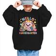 Hello Kindergarten Axolotl Back To School For Kids Graphic Kid Sweatshirt