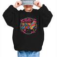 Hello Second Grade Tie Dye Pencil Back To School 2nd Grade Graphic Kid Sweatshirt