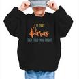 I'm That Paras They Told You Paraprofessional Back To School Graphic Kid Sweatshirt I'm That Paras They Told You Paraprofessional Back To School Graphic Kid Sweatshirt