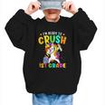 I'm Ready To Crush 1st Grade Dabbing Unicorn Back To School Graphic Kid Sweatshirt I'm Ready To Crush 1st Grade Dabbing Unicorn Back To School Graphic Kid Sweatshirt