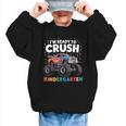 I'm Ready To Crush Kindergarten Monster Truck Back To School Graphic Kid Sweatshirt I'm Ready To Crush Kindergarten Monster Truck Back To School Graphic Kid Sweatshirt