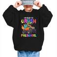 I'm Ready To Crush Preschool Dinosaur Truck Back To School Graphic Kid Sweatshirt