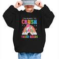 I'm Ready To Crush Third Grade Unicorn Back To School Girls Graphic Kid Sweatshirt I'm Ready To Crush Third Grade Unicorn Back To School Girls Graphic Kid Sweatshirt