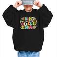 In My Instructional Coach Era Groovy Back To School Graphic Kid Sweatshirt