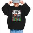 Kids Back To School I'm Ready To Crush Kindergarten For Boys Graphic Kid Sweatshirt Kids Back To School I'm Ready To Crush Kindergarten For Boys Graphic Kid Sweatshirt
