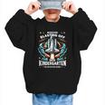 Kindergarten Back To School Rocket Blast Off Graphic Kid Sweatshirt Kindergarten Back To School Rocket Blast Off Graphic Kid Sweatshirt