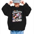 To Kindergarten And Beyond Astronaut Back To School Graphic Kid Sweatshirt To Kindergarten And Beyond Astronaut Back To School Graphic Kid Sweatshirt