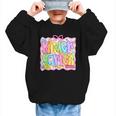 Kindergarten Coquette Bow Back To School Kinder Girl Kids Graphic Kid Sweatshirt Kindergarten Coquette Bow Back To School Kinder Girl Kids Graphic Kid Sweatshirt