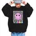 Kindergarten Vibes Groovy Back To School Kinder Girls Kids Graphic Kid Sweatshirt Kindergarten Vibes Groovy Back To School Kinder Girls Kids Graphic Kid Sweatshirt