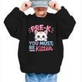 Kitten Back To School Girls Preschool Cat Lover Graphic Kid Sweatshirt Kitten Back To School Girls Preschool Cat Lover Graphic Kid Sweatshirt