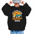 Let The 8th Grade Adventure Begin Back To School Graphic Kid Sweatshirt